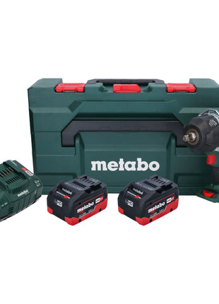 Metabo SSW 18 LTX 1450 BL Visseuse à choc sans fil 18 V 1450 Nm ( 602401660 ) Brushless + 2x batterie 5,5 Ah + chargeur + metaBOX