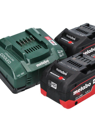 Metabo SSW 18 LTX 1450 BL Visseuse à choc sans fil 18 V 1450 Nm ( 602401660 ) Brushless + 2x batterie 5,5 Ah + chargeur + metaBOX