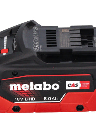 Metabo SSW 18 LTX 1450 BL Atornillador de impacto a batería 18 V 1450 Nm sin escobillas + 1x batería 8,0 Ah + metaBOX - sin cargador