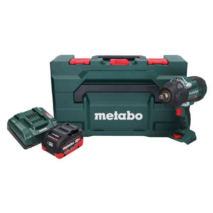 Metabo SSW 18 LTX 1450 BL Visseuse à choc sans fil 18 V 1450 Nm Brushless + 1x batterie 8,0 Ah + chargeur + metaBOX