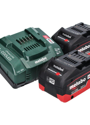 Metabo SSW 18 LTX 1450 BL Atornillador de impacto a batería 18 V 1450 Nm (602401810) sin escobillas + 2x batería 8,0 Ah + cargador + metaBOX