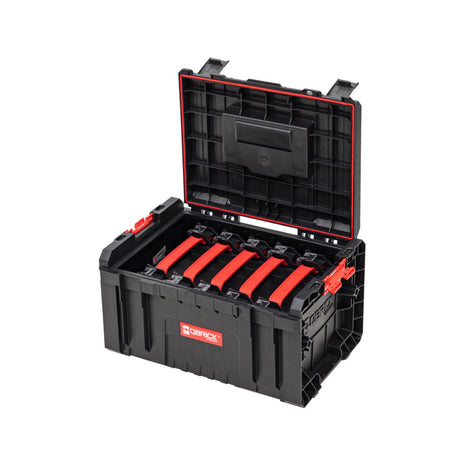 Qbrick System PRO Toolbox 2.0 Cassetta degli attrezzi 450 x 334 x 240 mm 19 l impilabile IP54 + 5x TWO Organiser Multi