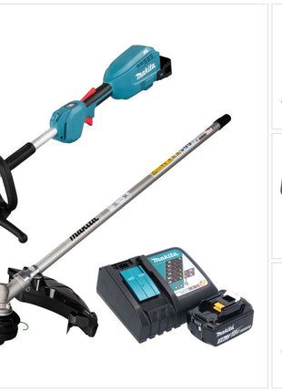 Accionamiento multifuncional de batería Makita DUX 18 RFX1 18 V sin escobillas + 1x batería 3,0 Ah + cargador