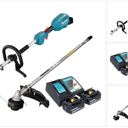 Makita DUX 18 RM2X1 Outil multifonction sans fil 18 V Brushless + 2x batterie 4,0 Ah + kit chargeur