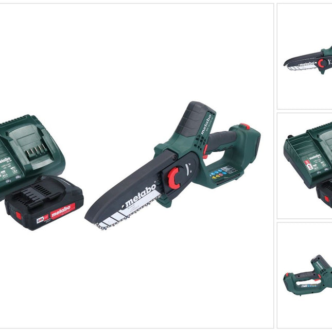 Metabo MS 18 LTX 15 Trononneuse sans fil 18 V 15 cm 5 m/s + 1x accu 2,0 Ah + chargeur