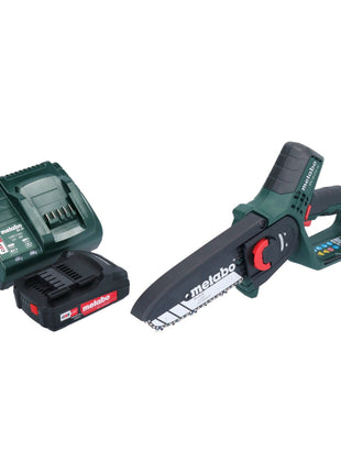 Metabo MS 18 LTX 15 Trononneuse sans fil 18 V 15 cm 5 m/s + 1x accu 2,0 Ah + chargeur