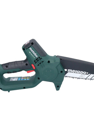 Metabo MS 18 LTX 15 Trononneuse sans fil 18 V 15 cm 5 m/s + 2x accu 2,0 Ah + chargeur