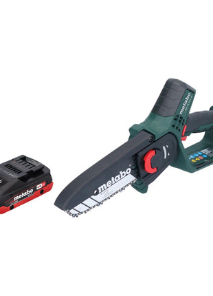 Metabo MS 18 LTX 15 Trononneuse sans fil 18 V 15 cm 5 m/s + 1x accu 4,0 Ah - sans chargeur