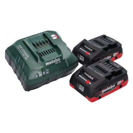 Metabo MS 18 LTX 15 scie sans fil 18 V 15 cm 5 m/s + 2x batterie 4,0 Ah + chargeur