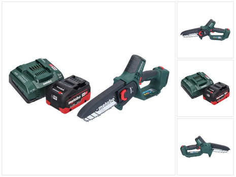 Metabo MS 18 LTX 15 scie sans fil 18 V 15 cm 5 m/s + 1x batterie 5,5 Ah + chargeur