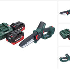 Metabo MS 18 LTX 15 scie sans fil 18 V 15 cm 5 m/s + 2x batterie 5,5 Ah + chargeur