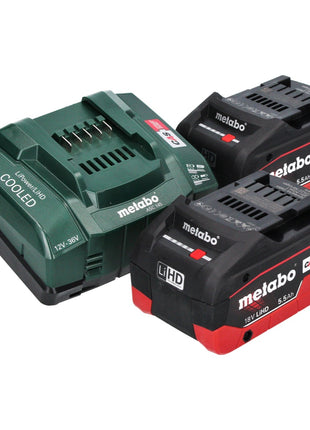 Metabo MS 18 LTX 15 Akku Gehölzsäge 18 V 15 cm 5 m/s + 2x Akku 5,5 Ah + Ladegerät