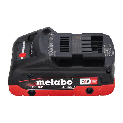 Metabo WVB 18 LTX BL 15-125 Quick Meuleuse d'angle sans fil 18 V 125 mm Brushless + 1x batterie 4,0 Ah + metaBOX - sans chargeur