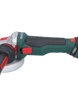 Metabo WVB 18 LTX BL 15-125 Quick Meuleuse d'angle sans fil 18 V 125 mm Brushless + 1x batterie 8,0 Ah + metaBOX - sans chargeur