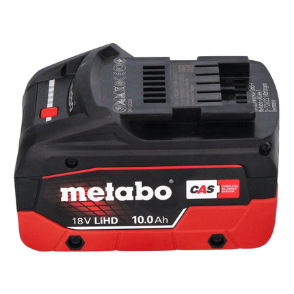 Metabo WVB 18 LTX BL 15-125 Quick Meuleuse d'angle sans fil 18 V 125 mm Brushless + 1x batterie 10,0 Ah + metaBOX - sans chargeur