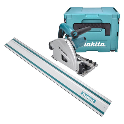 Makita SP 6000 J1 Scie circulaire plongeante 1300 W 165 mm + guide 1400 mm + Makpac