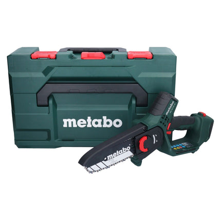 Metabo MS 18 LTX 15 Trononneuse sans fil 18 V 15 cm 15 cm 5 m/s + metaBOX ( 600856840 ) - sans batterie, sans chargeur de batterie