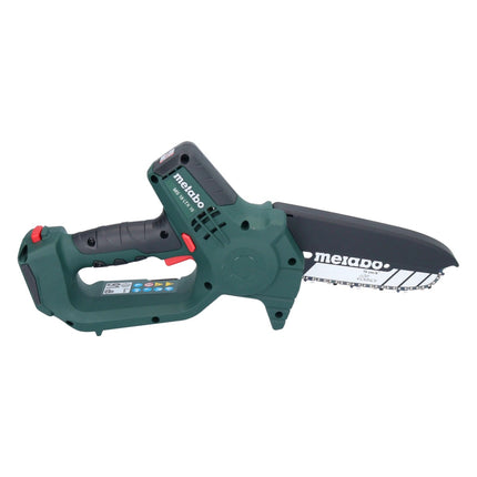 Metabo MS 18 LTX 15 Trononneuse sans fil 18 V 15 cm 15 cm 5 m/s + metaBOX ( 600856840 ) - sans batterie, sans chargeur de batterie