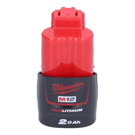 Milwaukee M12 FDSS-201B Ponceuse delta sans fil 12 V 88,8 x 63,5 mm + 1x batterie 2,0 Ah - sans chargeur de batterie