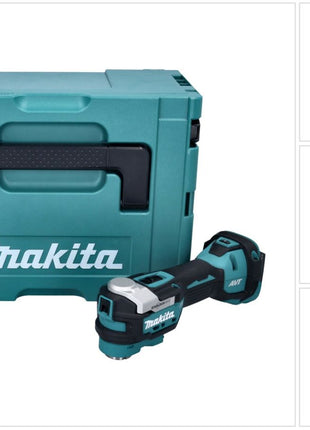 Makita DTM52ZJ Outil multifonctions sans fil Starlock Max Brushless 18V + Coffret Makpac - sans batterie, sans chargeur