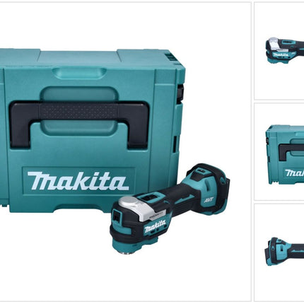 Makita DTM52ZJ Outil multifonctions sans fil Starlock Max Brushless 18V + Coffret Makpac - sans batterie, sans chargeur