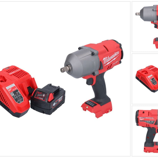Clé à chocs sans fil Milwaukee M18 FHIWF12-401 18 V 1356 Nm 1/2" brushless + 1x batterie 4,0 Ah + chargeur