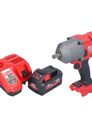 Milwaukee M18 FHIWF12-551 akumulatorowy klucz udarowy 18 V 1356 Nm 1/2" bezszczotkowy + 1x akumulator 5,5 Ah + ładowarka