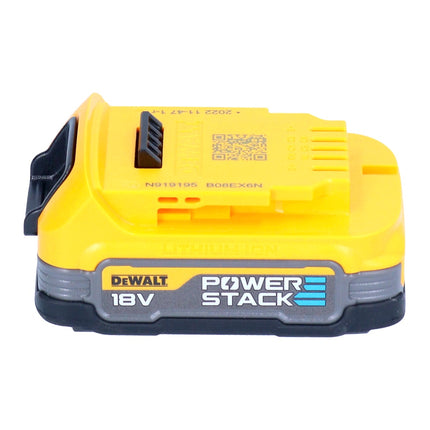 DeWalt DCD 800 NT Perceuse-visseuse sans fil 18 V 90 Nm Brushless + 1x batterie 1,7 Ah + TSTAK - sans chargeur