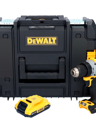 Perceuse-visseuse sans fil DeWalt DCD 800 NT 18 V 90 Nm sans balais + 1x batterie 2,0 Ah + TSTAK - sans chargeur