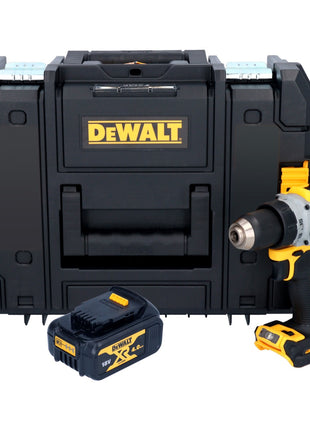 DeWalt DCD 800 NT Perceuse-visseuse sans fil 18 V 90 Nm Brushless + 1x batterie 4,0 Ah + TSTAK - sans chargeur