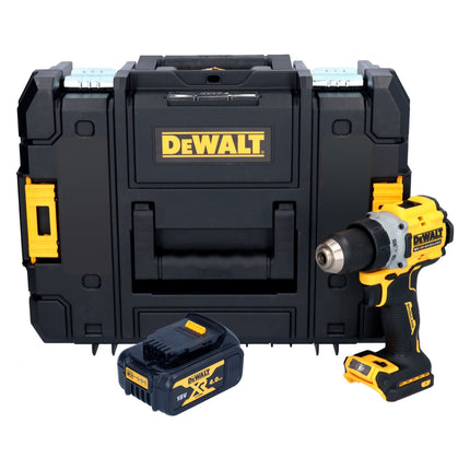 DeWalt DCD 800 NT Perceuse-visseuse sans fil 18 V 90 Nm Brushless + 1x batterie 4,0 Ah + TSTAK - sans chargeur
