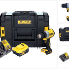 Perceuse-visseuse sans fil DeWalt DCD 800 P1T 18 V 90 Nm sans balais + 1x batterie 5,0 Ah + chargeur + TSTAK