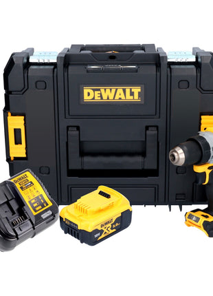 Taladro atornillador inalámbrico DeWalt DCD 800 P1T 18 V 90 Nm sin escobillas + 1x batería 5,0 Ah + cargador + TSTAK