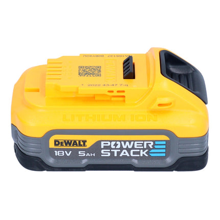 DeWalt Kit batterie DCBP 518 H2 2x batterie Powerstack 18 V 5,0 Ah / 5000 mAh XR Li-Ion - avec indicateur de charge