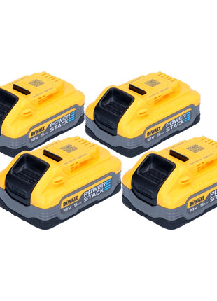 Juego de baterías DeWalt DCBP 518 H4 4x batería Powerstack 18 V 5,0 Ah / 5000 mAh XR Li-Ion - con indicador de nivel de carga