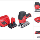 Milwaukee M12 JS-401 Scie sauteuse sans fil 12 V + 1x batterie 4,0 Ah + chargeur