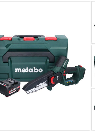 Metabo MS 18 LTX 15 outil sans fil 18 V 15 cm 5 m/s + 1x batterie 4,0 Ah + chargeur + metaBOX