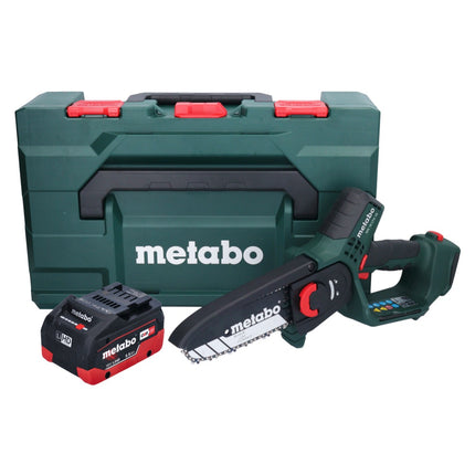 Metabo MS 18 LTX 15 Trononneuse sans fil 18 V 15 cm 5 m/s + 1x accu 5,5 Ah + metaBOX - sans kit de chargement