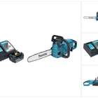 Makita DUC 357 RMX2 Trononneuse d'elagage sans fil 18 V 35 cm 7,7 m/s Brushless + 1x batterie 4,0 Ah + kit chargeur