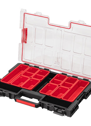 Qbrick System ONE Organizer L 2.0 apilable 531 x 379 x 77 mm 6 l IP 66 con 10 inserciones