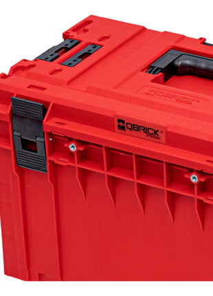 Qbrick System ONE 450 2.0 Vario RED ULTRA HD Custom Mallette à outils modulaire Organiseur 585 x 385 x 420 mm 52 l empilable IP66