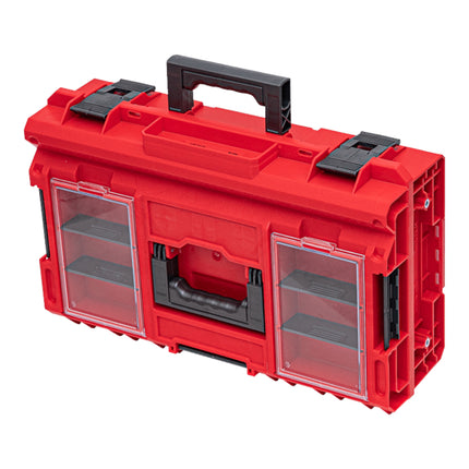 Qbrick System ONE 200 2.0 Profi RED ULTRA HD Custom Mallette à outils modulaire Organiseur 585 x 385 x 190 mm 15,4 l empilable IP66