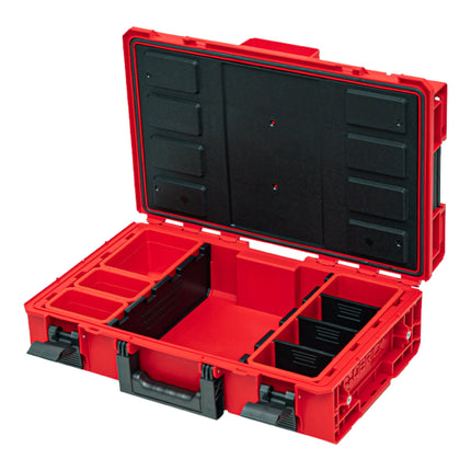 Qbrick System ONE 200 2.0 Expert RED ULTRA HD Custom Mallette à outils modulaire organisateur 585 x 385 x 190 mm 15,4 l empilable IP66
