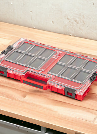 Qbrick System ONE Organizer L 2.0 MFI RED ULTRA HD empilable 531 x 379 x 77 mm 6 l IP66 avec insert mousse