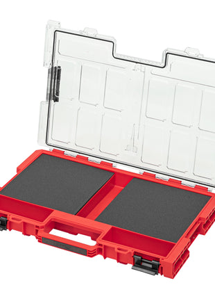 Qbrick System ONE Organizer L 2.0 MFI RED ULTRA HD empilable 531 x 379 x 77 mm 6 l IP66 avec insert mousse