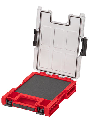 Qbrick System ONE Organizer M MFI RED ULTRA HD empilable 365 x 265 x 77 mm 2,5 l IP66 avec insert en mousse