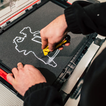 Qbrick System PRO 300 MFI Organisateur 452 x 358 x 110 mm 9 l stapelbar IP54