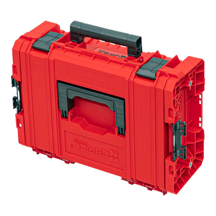 Qbrick System PRO Technik Case 2.0 RED ULTRA HD Custom Mallette à outils 450 x 332 x 171 mm 12 l empilable IP54 avec étagère