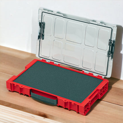 Qbrick System PRO 100 MFI RED ULTRA HD Organisateur 452 x 296 x 79 mm 5 l stapelbar IP54