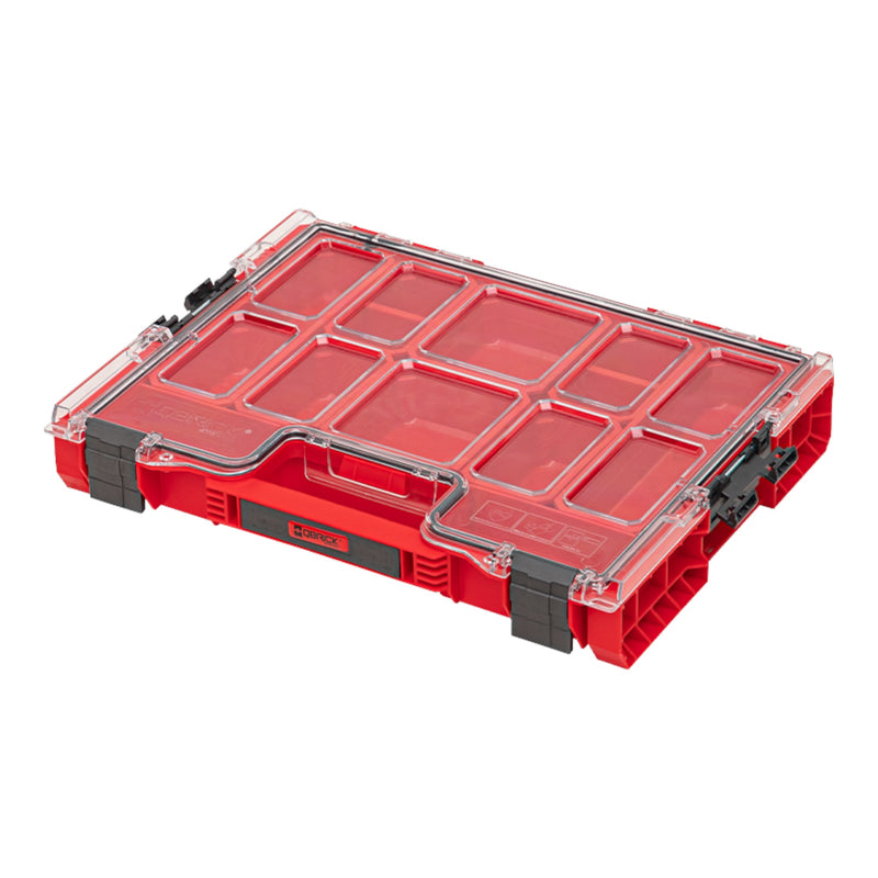 Qbrick System PRO Organizer 200 RED ULTRA HD empilable 452 x 296 x 79 mm 6 L IP54 avec 8 inlays